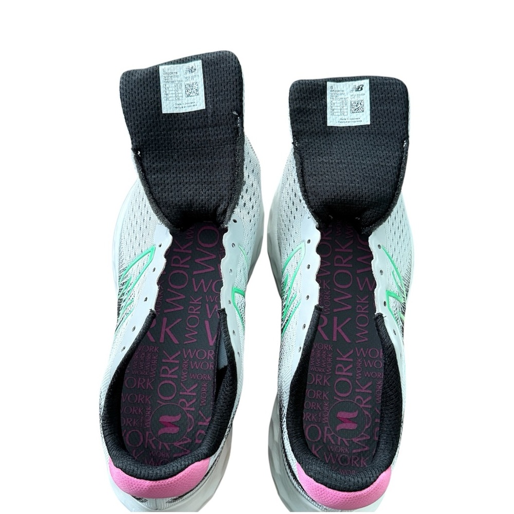New Balance 520 V8 Running Shoes Raincloud Green Aura Pink Women's Size 8 - Picture 10 of 12